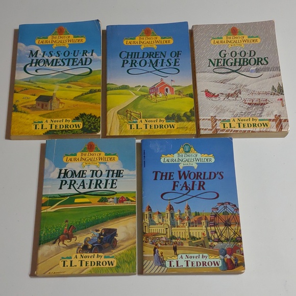 The Days of Laura Ingalls Wilder by T.L. Tedrow Set of 5 books - Picture 16 of 16
